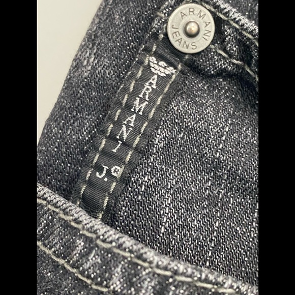 Armani  Jeans Comfort Fit Black Jeans 28 - Picture 7 of 7